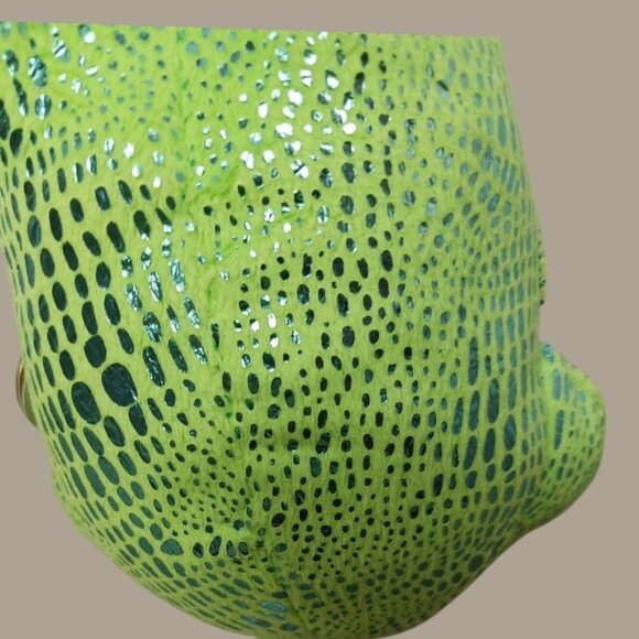 Ty Beanie Vtg Boo Speckles The Frog Plush Toy With Glitter Spots & Orange Belly - Picture 5 of 12